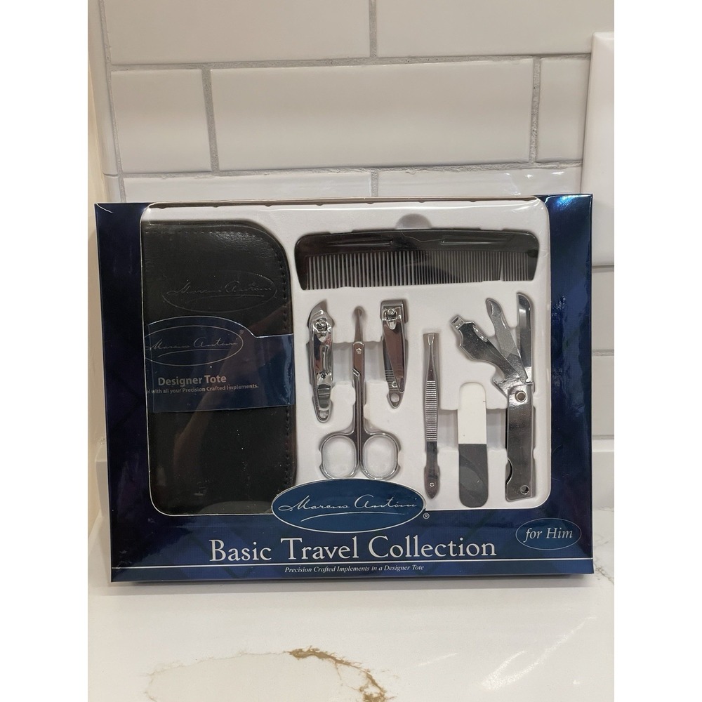Markwins International Basic Travel Collection for Him Kit Nail‎ Comb Gym New